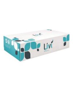 Livi Solaris Paper 2-ply Facial Tissue - 2 Ply - 8.37in x 8.07in - White - Virgin Fiber - Soft, Eco-friendly, Embossed - For Face - 100 Per Box - 30 / Carton