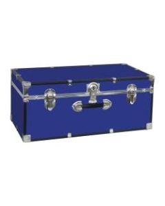 Seward Essential Trunk With Lock, 12 1/4in x 30in x 15 3/4in, Blue