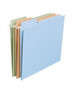Smead FasTab Hanging File Folders, Letter Size, Assorted Colors, Pack Of 18