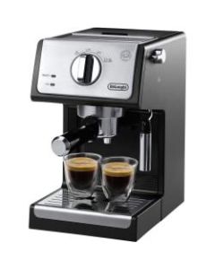DeLonghi 15-Bar Pump Espresso And Cappuccino Machine, Black/Stainless