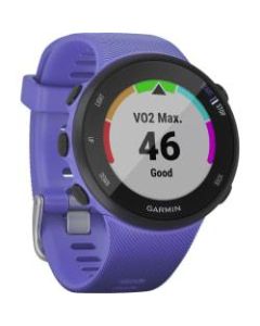 Garmin Forerunner 45S GPS Watch - Wrist - Heart Rate Monitor, Accelerometer - Text Messaging, Push Notification, Email, Text Messaging, Music Player, Calendar, Alarm, Clock Display, Timer, Stopwatch, Phone