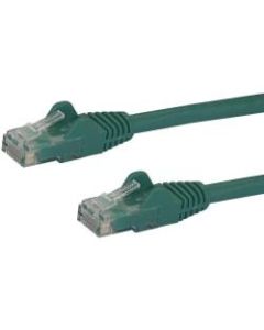 StarTech.com 30ft Green Cat6 Patch Cable with Snagless RJ45 Connectors - Green