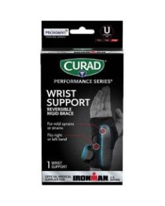 CURAD Performance Series Reversible Wrist Support, Universal, Black