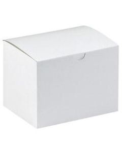Office Depot Brand Gift Boxes, 6inL x 4 1/2inW x 4 1/2inH, 100% Recycled, White, Case Of 100