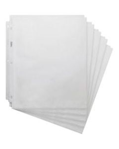 Business Source Top-loading 3-hole Sheet Protectors - For Letter 8 1/2in x 11in Sheet - 3 x Holes - Clear - Polypropylene - 200 / Box