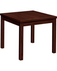 HON Occasional Corner Table, Mahogany
