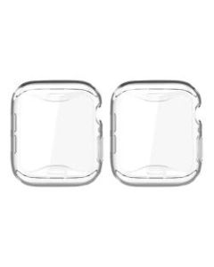 SUPCASE - Bumper for smart watch - thermoplastic polyurethane (TPU) - clear (pack of 2) - for Apple Watch (40 mm)