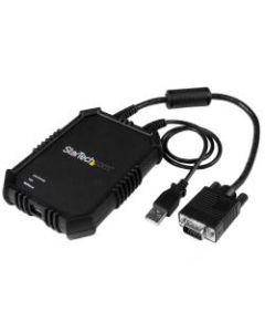 StarTech.com Laptop to Server KVM Console - Rugged USB Crash Cart Adapter with File Transfer and Video Capture