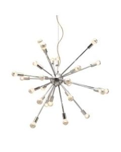 Zuo Modern Physics Ceiling Lamp, 39-3/10inW, Silver