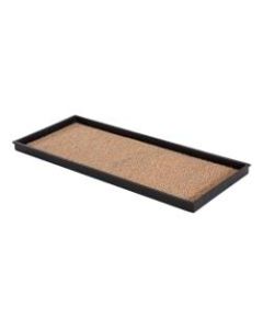Anji Mountain 3-Pair Rubber Boot Tray, Tan/Blue/Black