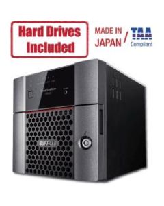 Buffalo TeraStation 3220DN Desktop 4 TB NAS Hard Drives Included - Annapurna Labs Alpine AL-214 1.40 GHz - 2 x HDD Supported - 2 x HDD Installed - 4 TB Installed HDD Capacity - 1 GB RAM DDR3 SDRAM - Serial ATA/600 Controller