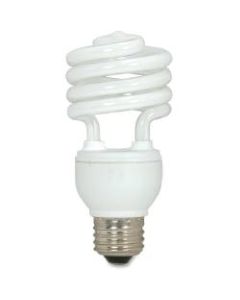 Satco 18-watt T2 Spiral CFL Bulb 3-pack - 18 W - 75 W Incandescent Equivalent Wattage - 120 V AC - 1140 lm - Spiral - T2 Size - White Light Color - E26 Base - 12000 Hour - 4400.3 deg.F (2426.8 deg.C) Color Temperature - 82 CRI