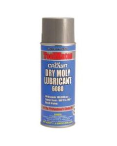 Crown Dry Moly Lubricant Aerosol Spray, 11.6 Oz, Pack Of 12 Cans