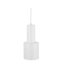 Southern Enterprises Beacon Pendant Lamp, White Shade/White Base