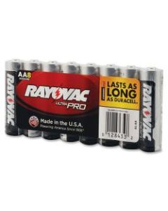 Rayovac Ultra Pro Alkaline AA Batteries - For Multipurpose - AA - 1.5 V DC - 96 / Carton