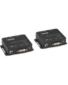 Black Box XR DVI-D Extender with Audio RS-232 and HDCP - 1 Computer(s) - 1 Local User(s) - 330 ft Range - 1920 x 1200 Maximum Video Resolution - 2 x Network (RJ-45) - 2 x DVI - 120 V AC, 240 V AC Input Voltage - Wall Mountable - TAA Compliant
