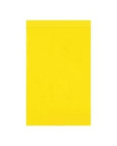 Office Depot Brand Reclosable Poly Bags, 6in x 9in, Yellow, Case Of 1,000 Bags