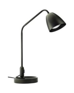 Lorell 7-watt LED Desk Lamp - 20.9in Height - 6.9in Width - 7 W LED Bulb - Desk Mountable - Black - for Home, Office, School