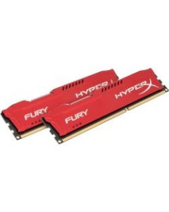 Kingston HyperX Fury 8GB DDR3 SDRAM Memory Module - For Desktop PC - 8 GB (2 x 4GB) - DDR3-1866/PC3-15000 DDR3 SDRAM - 1866 MHz - CL10 - 1.50 V - Non-ECC - Unbuffered - 240-pin - DIMM
