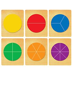 Ellison Prestige SureCut Set, Math, Large, Fraction Circles (6 Die Set)