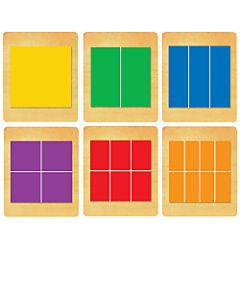 Ellison Prestige SureCut Set, Math, Large, Fraction Squares (6 Die Set)