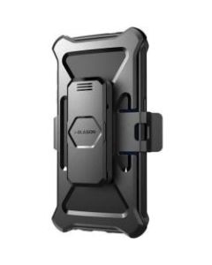 i-Blason Prime Carrying Case (Holster) Smartphone - Blue - Impact Resistant, Shock Resistant Interior, Drop Resistant, Bump Resistant, Abrasion Resistant - Polycarbonate - Belt Clip