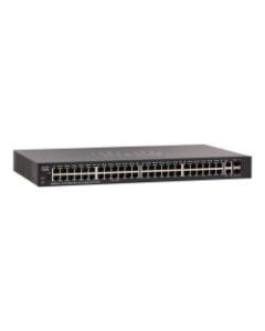 Cisco 250 Series SG250X-48 - Switch - L3 - smart - 48 x 10/100/1000 + 2 x 10 Gigabit Ethernet + 2 x 10 Gigabit SFP+ - rack-mountable