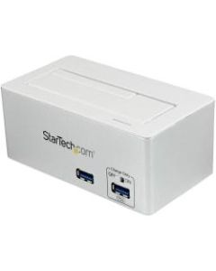 StarTech.com Sata Hard Drive Docking Station For Solid State Drives, Integrated Fast Charge Hub, SDOCKU33HW