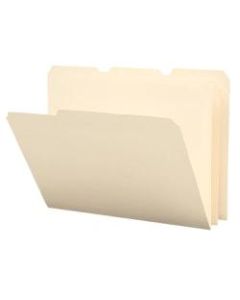 Smead Poly File Folders, 1/3 Cut, Letter Size, Manila, Pack Of 12