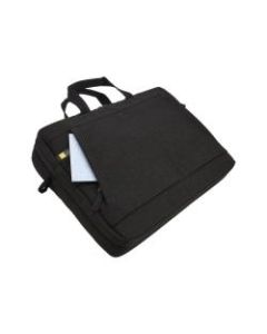 Case Logic Huxton Carrying Case for 15.6in iPad Notebook, Travel Essential, Tablet PC, Accessories, Cable, Charger - Black - Heather, Fabric - Shoulder Strap, Handle, Luggage Strap - 11.8in Height x 2.8in Width x 16.1in Depth