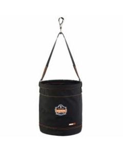 Ergodyne Arsenal 5970 Swiveling Hook Nylon Hoist Bucket, 15in x 12-1/2in, Black
