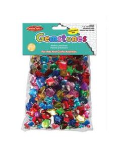 Charles Leonard Acrylic Gemstones, 1 Lb, Assorted Styles
