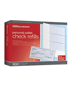Office Depot Brand Personal Check Refill Pack, 3-Part, Pack Of 300