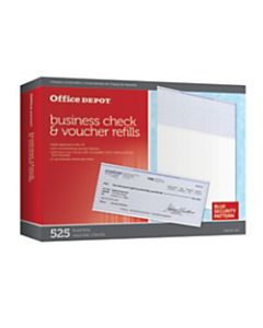Office Depot Brand Standard Check Refill Pack, 1-Part, Pack Of 525