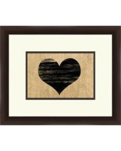 PTM Images Expressions Framed Wall Art, 10inH x 12inW, Espresso