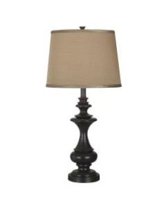 Kenroy 29in Stratton Table Lamp, Oil-Rubbed Bronze Finish