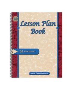 Teacher Created Resources Lesson Plan Books, Blue/Beige, Pack Of 3