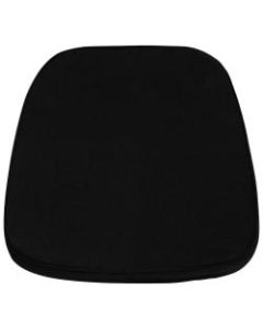 Flash Furniture Soft Fabric Chair Cushion For Wood/Resin Chiavari Chairs, Black