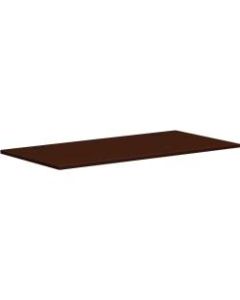 HON Mod 60inW Rectangle Worksurface, Mahogany