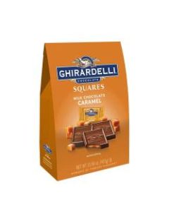 Ghirardelli Chocolate Squares, Milk Chocolate And Caramel, 15.9 Oz Bag