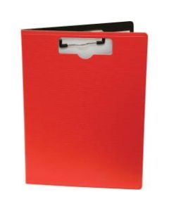 Mobile OPS Unbreakable Recycled Clipboard - 0.50in Clip Capacity - Top Opening - 8 1/2in x 11in - Low-profile - Red - 1 Each