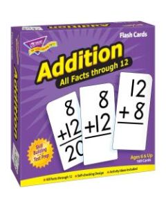 Trend Addition all facts through 12 Flash Cards - Theme/Subject: Learning - Skill Learning: Addition - 169 Pieces - 6+ - 169 / Box