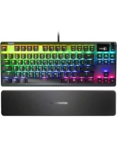 SteelSeries Apex 7 TKL Mechanical Gaming Keyboard - Cable Connectivity - USB Interface Volume Control, Skip, Pause, Rewind, Brightness, Macro Hot Key(s) - English (US) - Windows, PC, Mac OS - Mechanical Keyswitch