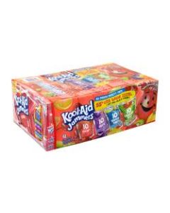 Kool-Aid Jammers Juice Pouch Variety Pack, 6 Oz, Pack of 40 Pouches