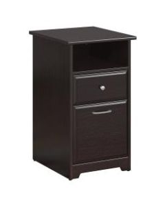 Bush Business Furniture Cabot 19-2/3inD Vertical 2-Drawer File Cabinet, Espresso Oak, Standard Delivery
