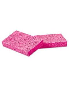 Boardwalk Small Cellulose Sponges, 6 1/2in x 3 5/8in, Pink, Pack Of 48