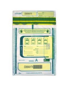 Control Group Tamper-Evident Deposit Bags, 9in x 12in, Clear, Pack Of 100
