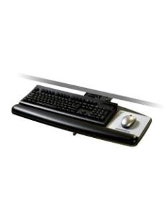 3M AKT70LE Adjustable Keyboard Tray, Black/Charcoal