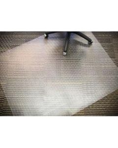 Mammoth Chair Mat For Medium-Pile Carpets, 48in x 60in, Clear
