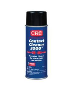 CRC Contact Cleaner 2000 Precision Cleaner With Wide Cap, 13 Oz Can, Case Of 12